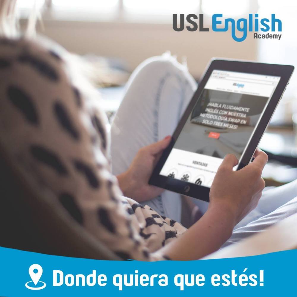 Puedes estudiara a la hora que quieras y desde donde tú quieras